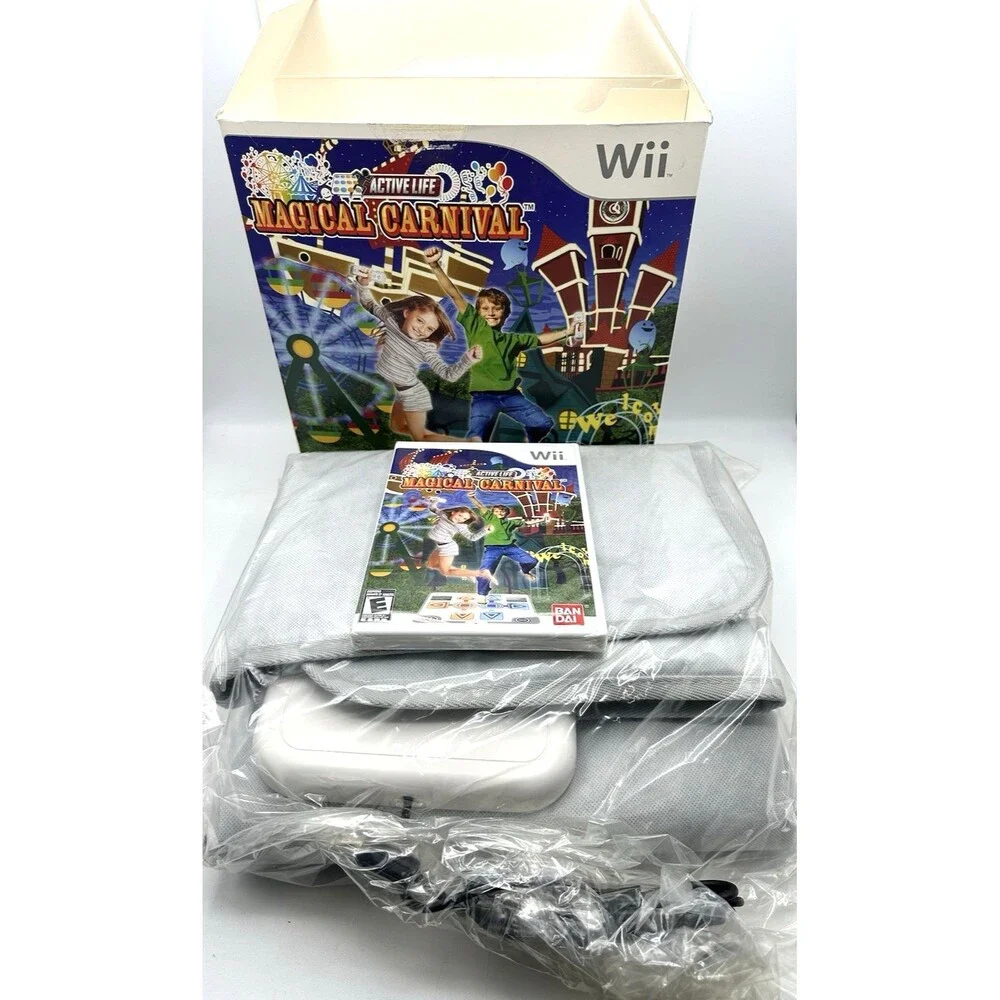 Active Life Magical Carnival Game & Mat Bundle Set Nintendo Wii MAT/GAME SEALED